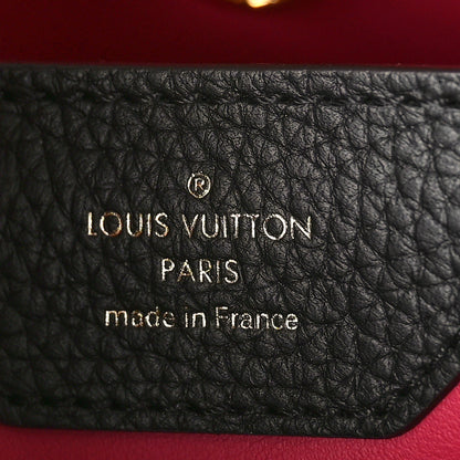 Louis Vuitton Taurillon Capucines PM Black 6 of 8