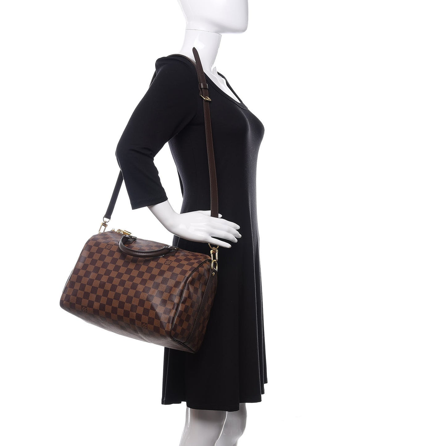 Damier Ebene Speedy Bandouliere 30