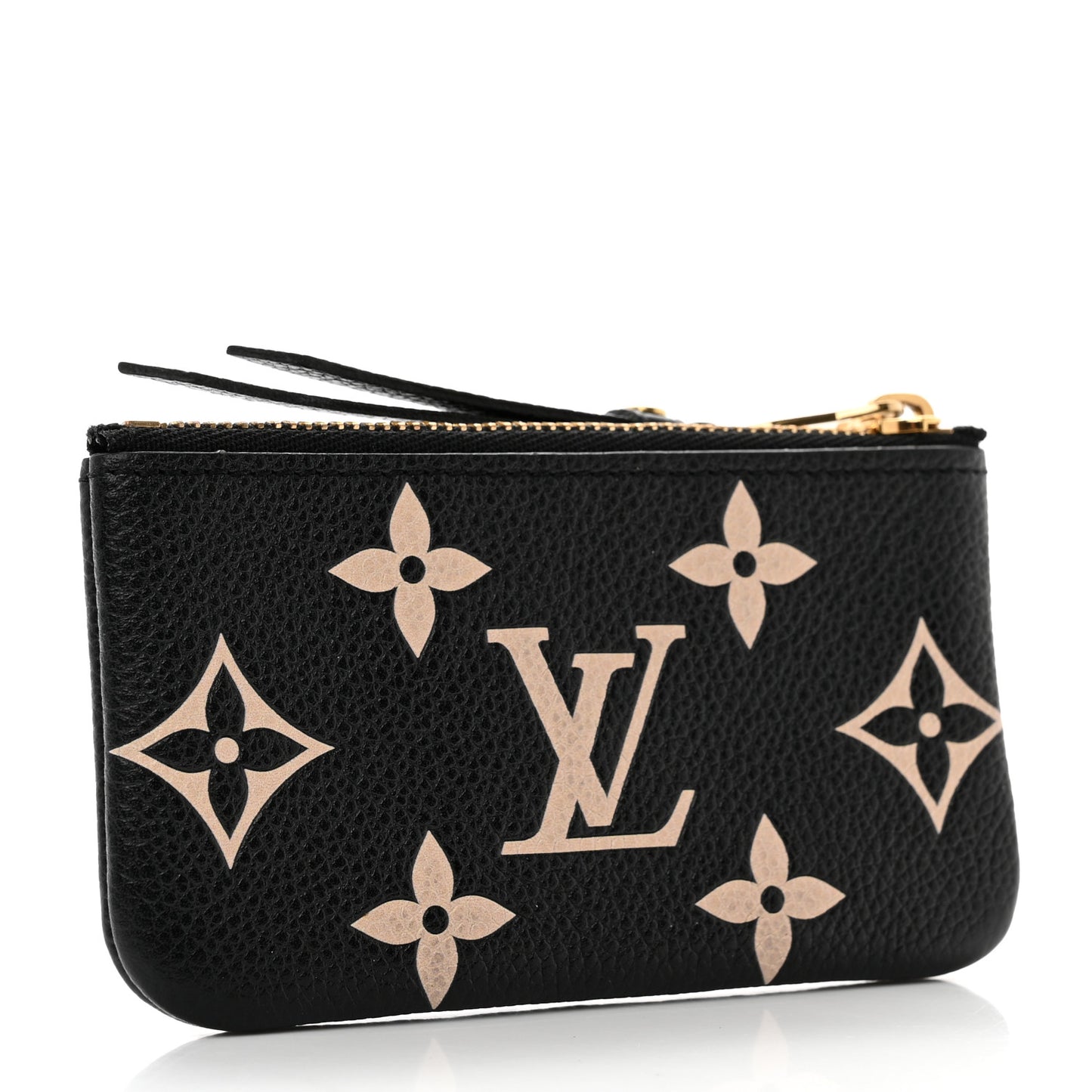 Empreinte Monogram Giant Key Pouch Black Beige