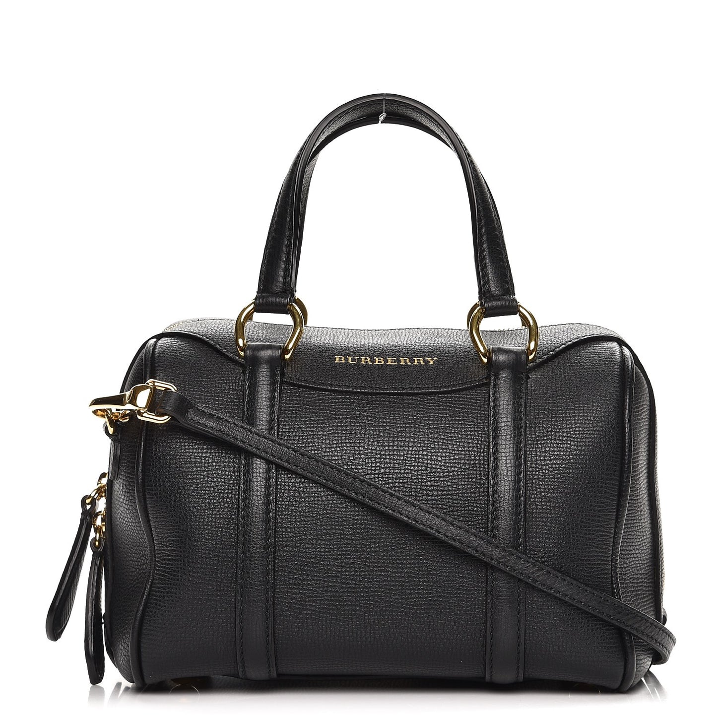 Derby Calfskin Small Alchester Bowling Bag Black