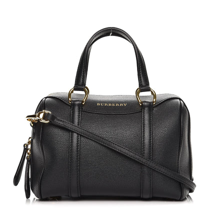 Burberry Derby Calfskin Small Alchester Bowling Bag Black 1 of 7