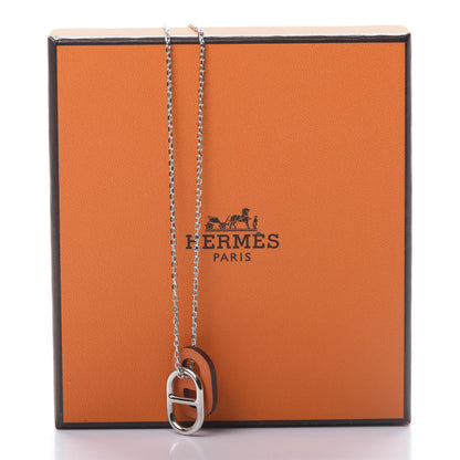Hermes Swift O'Maillon Pendant Necklace Orange 6 of 6