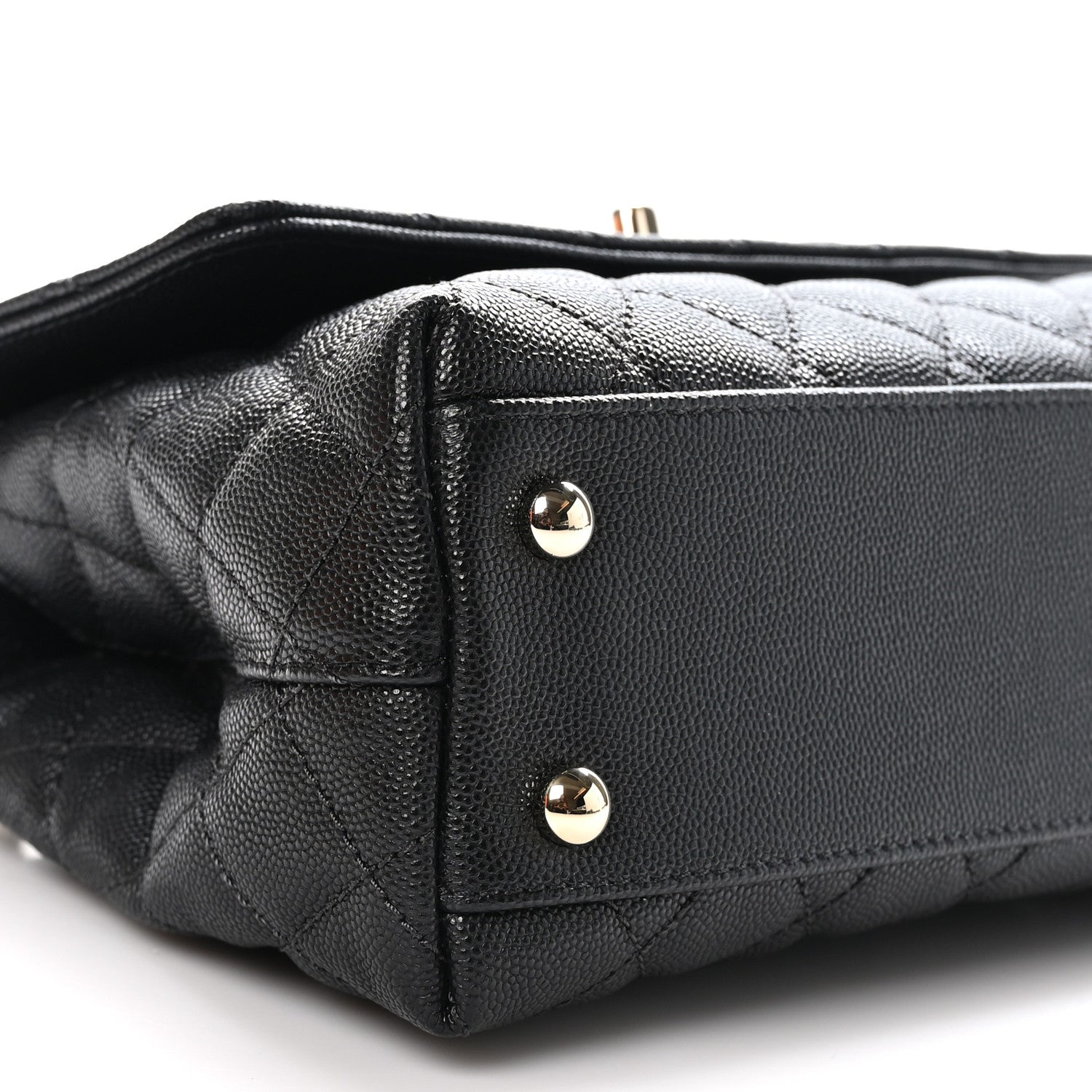 Chanel Caviar Quilted Mini Coco Handle Flap Black 9 of 11