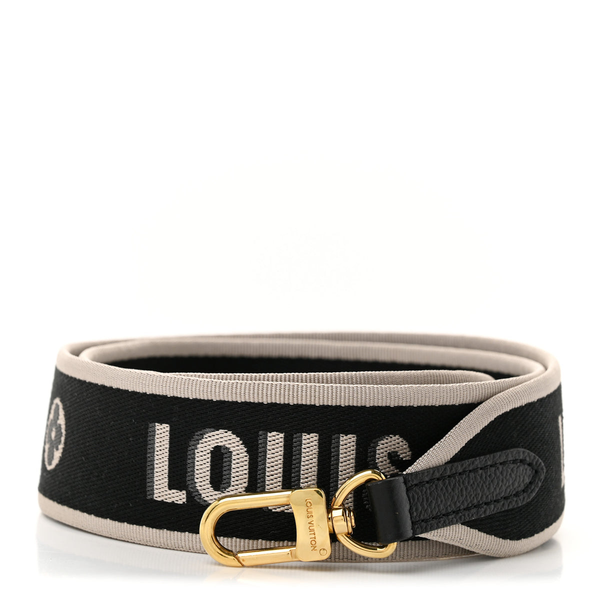 Louis Vuitton Jacquard Diane Shoulder Strap Black Ivory 1 of 3