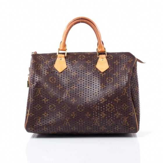 Louis Vuitton Monogram Perforated Speedy 30 Fuchsia 4 of 8