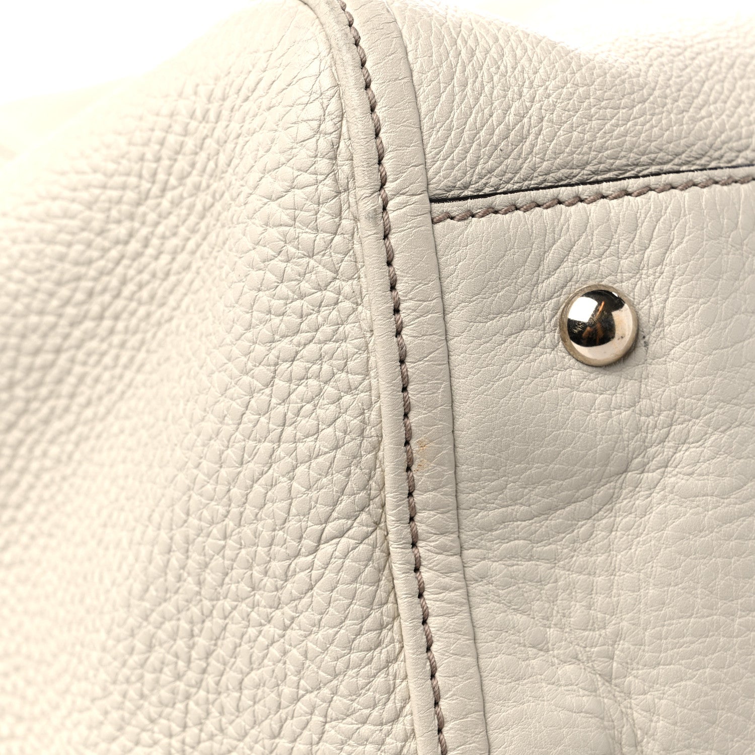 Gucci Pebbled Calfskin Large Soho Shoulder Bag Off White 14 of 19