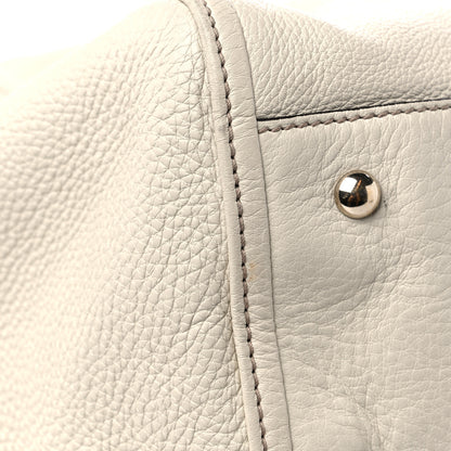 Gucci Pebbled Calfskin Large Soho Shoulder Bag Off White 14 of 19