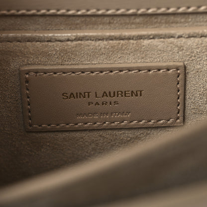 Saint Laurent Calfskin Medium Monogram Sunset Dark Beige 6 of 10