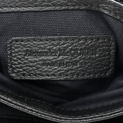 Alexander McQueen Calfskin Small Twin Skull Chain Crossbody Black 6 of 10