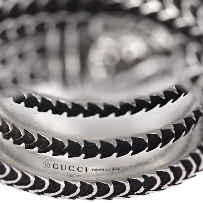 Gucci Sterling Silver Garden Snake Wrap Ring 62 10 6 of 6