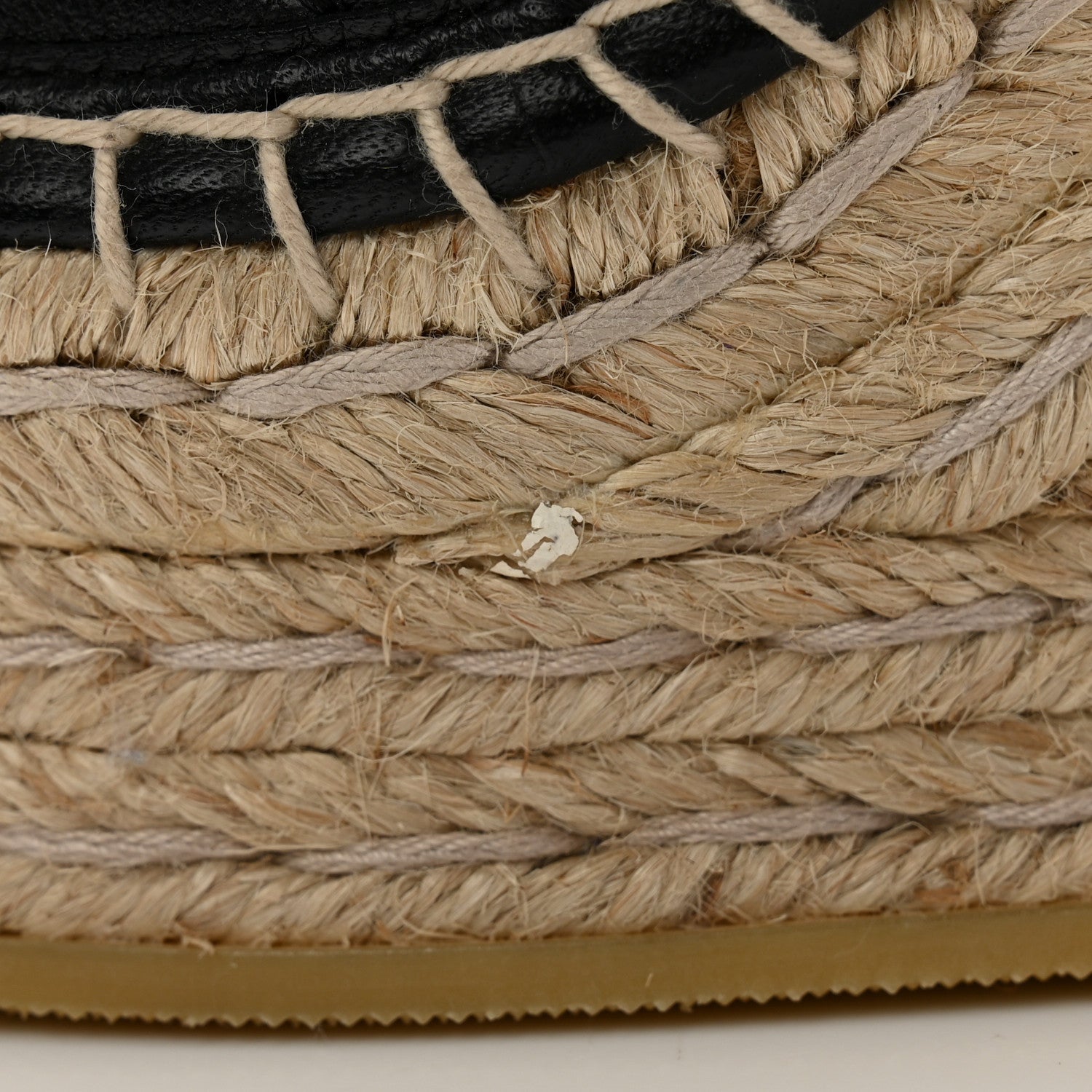 Gucci Nappa Matelasse GG Marmont Ankle Wrap Platform 35/120mm Espadrille Wedges 37.5 Black 9 of 12