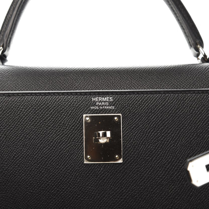Hermes Epsom Kelly Sellier 32 Black 7 of 15