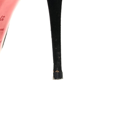 Christian Louboutin Veau Velours Pigalle Follies 100 Pumps 37 Black 8 of 10