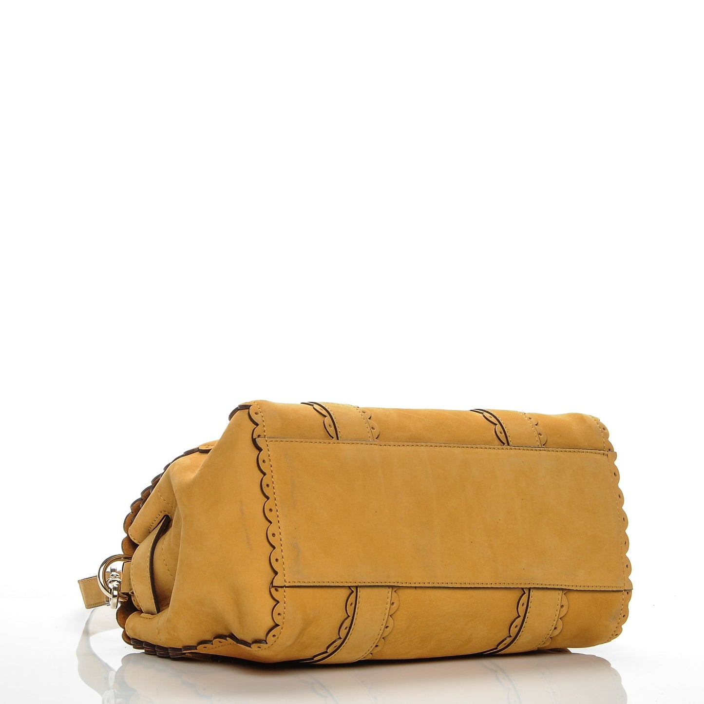 Smooth Nubuck Small Cookie Bayswater Satchel Ochre