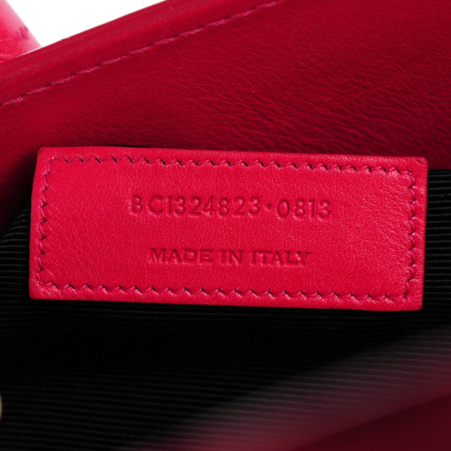 Calfskin Small Sac De Jour Fuchsia