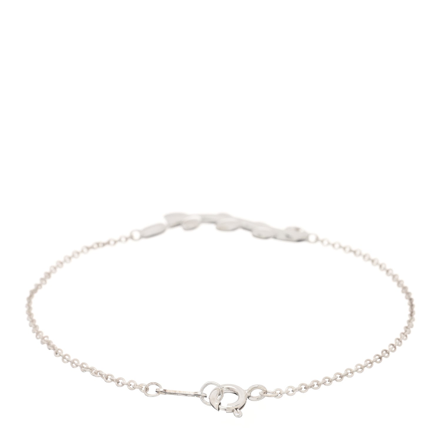 Tiffany Sterling Silver Paloma Picasso Olive Leaf Vine Bracelet 2 of 3