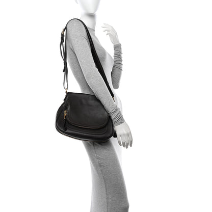 Tom Ford Grained Calfskin Medium Jennifer Crossbody Bag Brown 2 of 13