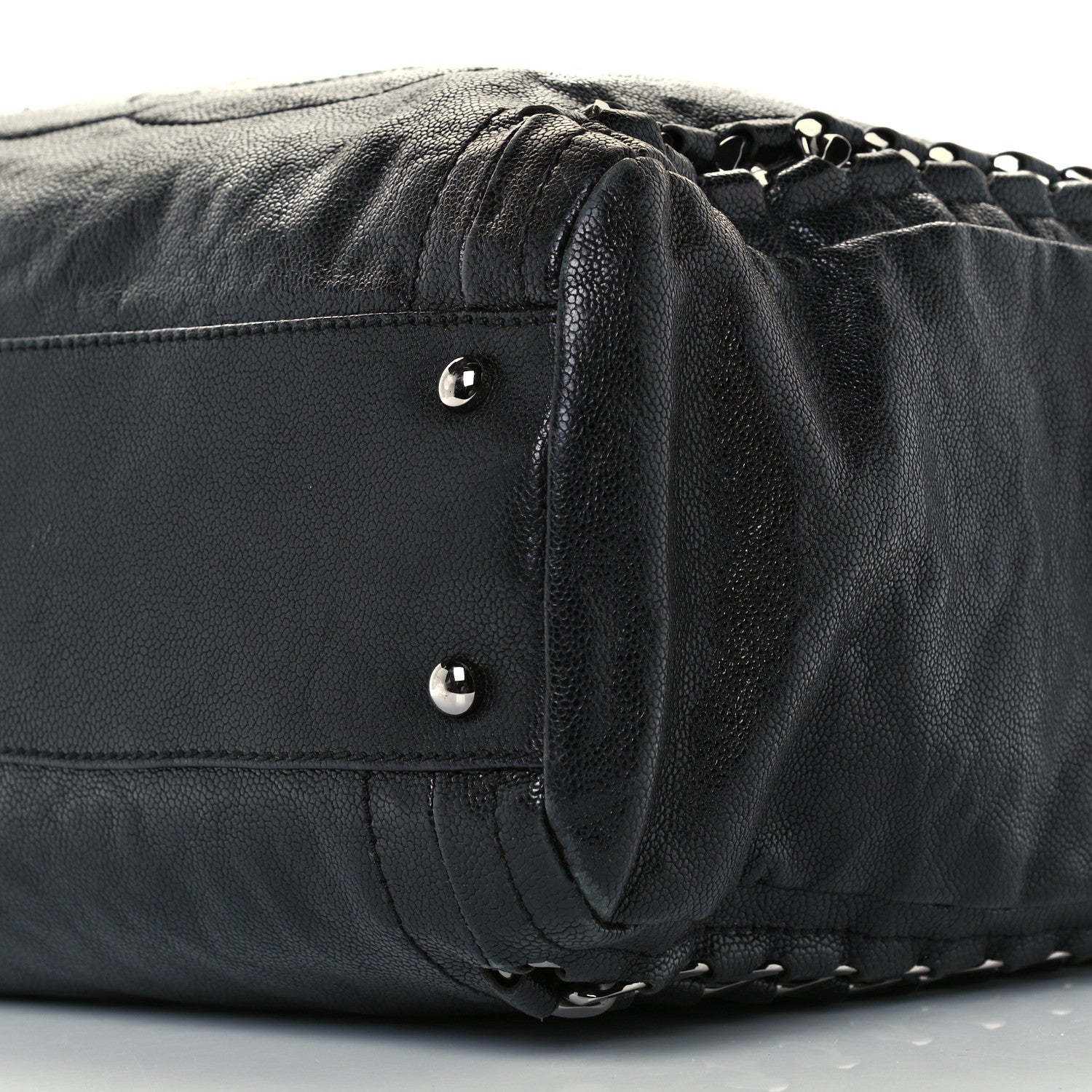 Chanel Glazed Caviar Modern Chain Tote Black 10 of 10