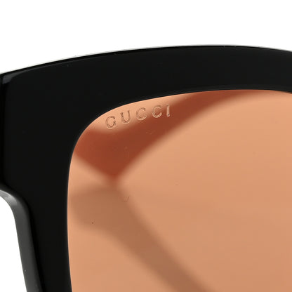 Gucci Rectangle 52mm Frame Sunglasses GG0998/S Black Pink 7 of 8