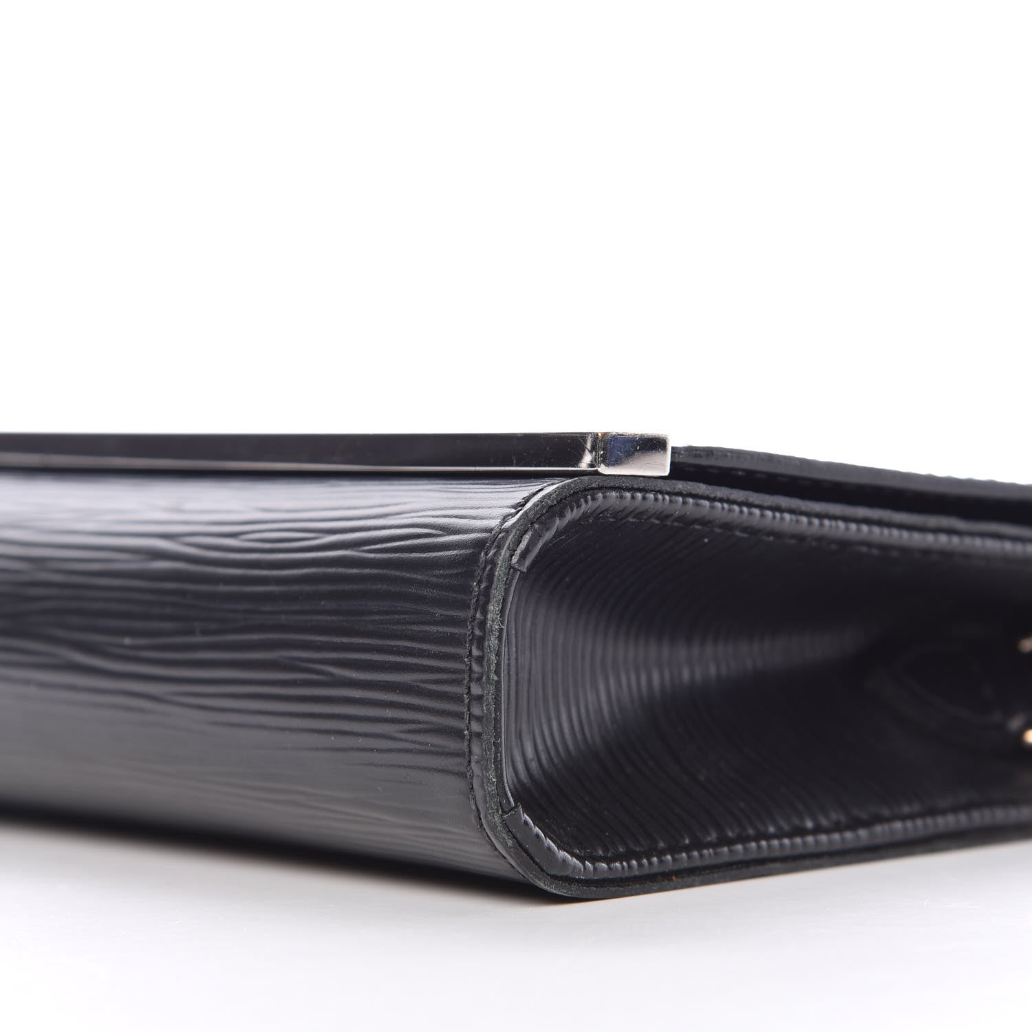 Louis Vuitton Epi Sevigne Clutch Black 10 of 12