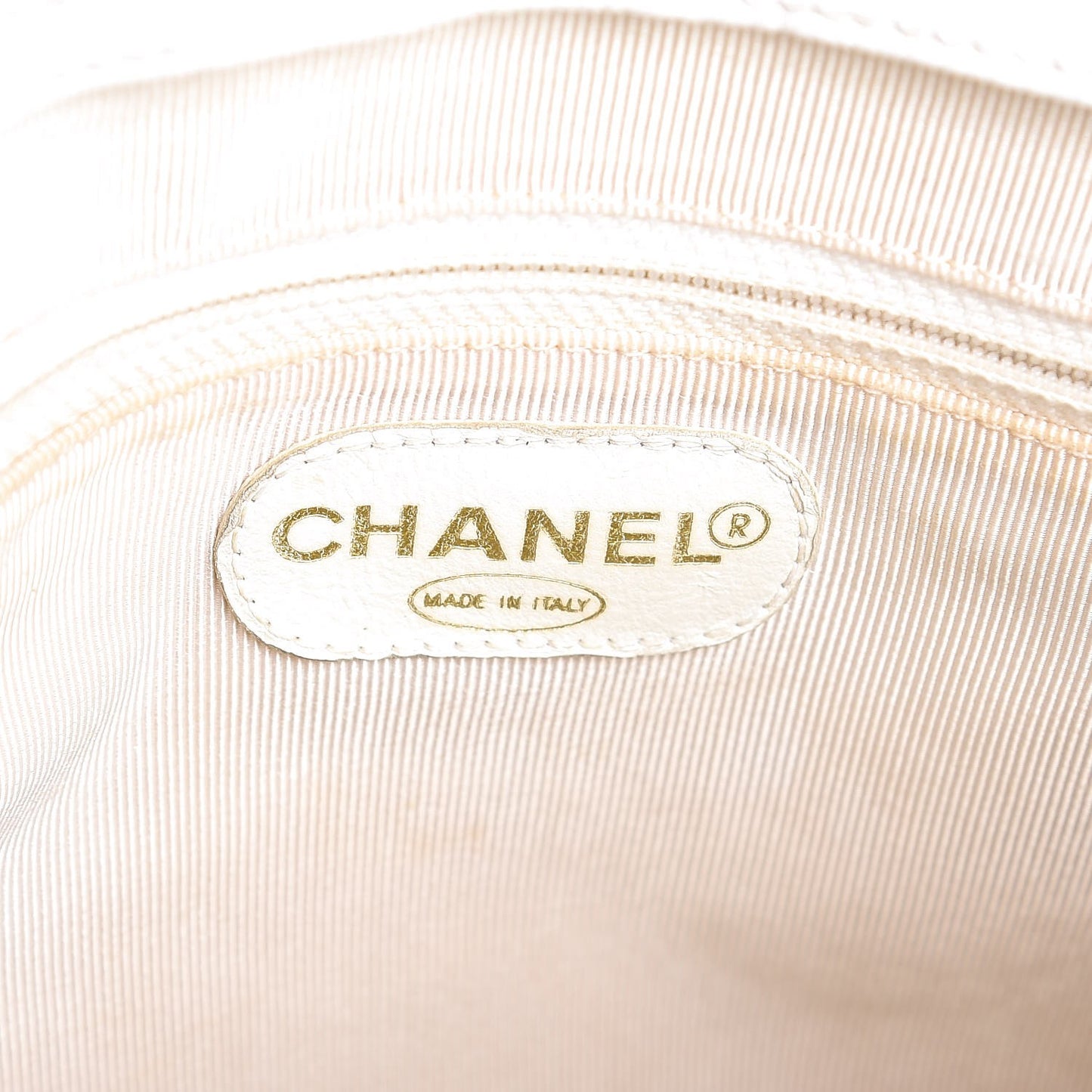 Caviar CC Shoulder Bag White