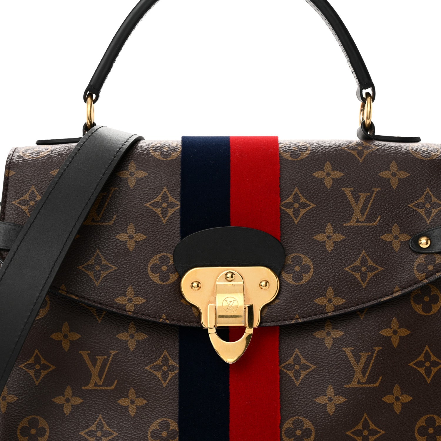 Louis Vuitton Monogram Georges MM Marine Cherry 7 of 12