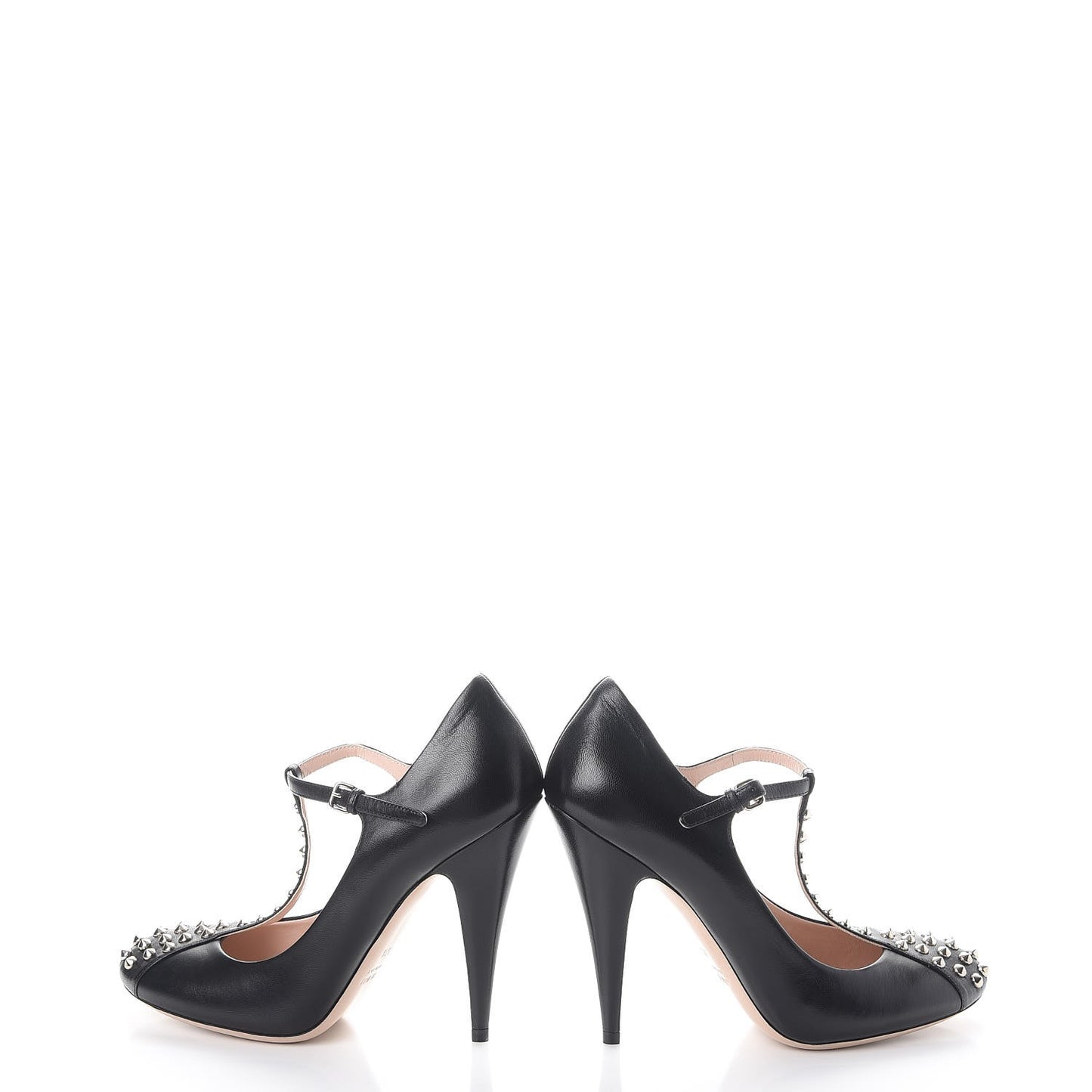 Nappa Studded Pumps 37.5 Black