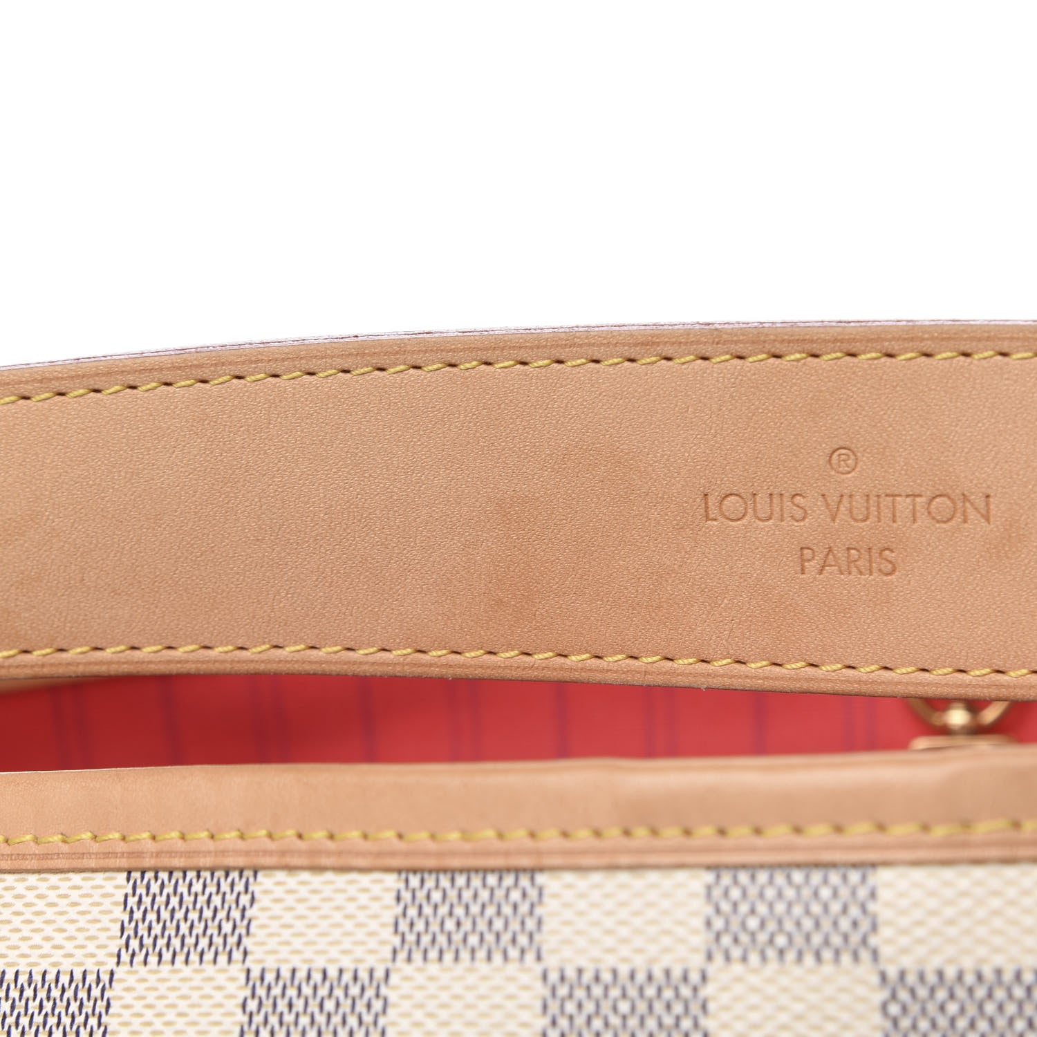Louis Vuitton Damier Azur Delightful MM Pink 13 of 14