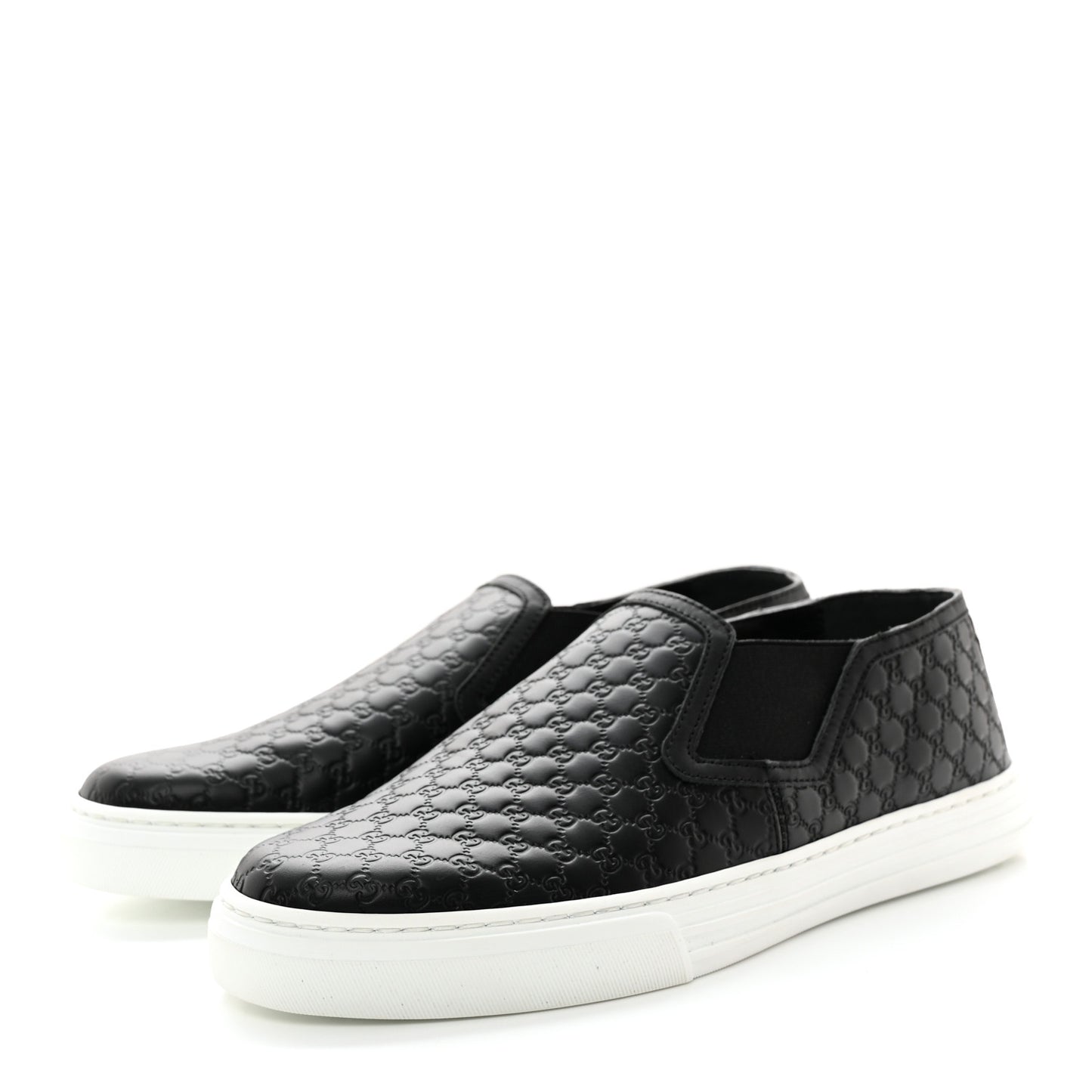 Microguccissima Mens Dublin Slip On Sneakers 5 Black