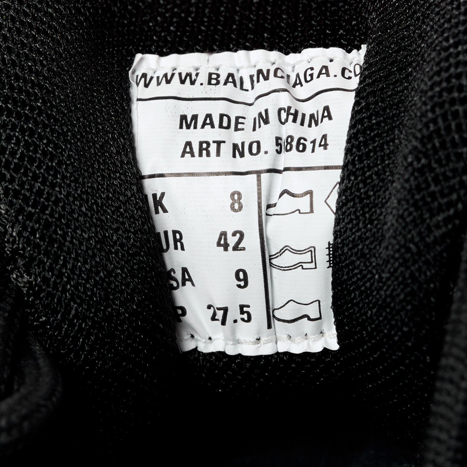 Balenciaga Rubber Mesh Tri-Color Clear Sole Mens Track.2 Open Sneakers 42 Black Yellow 8 of 9