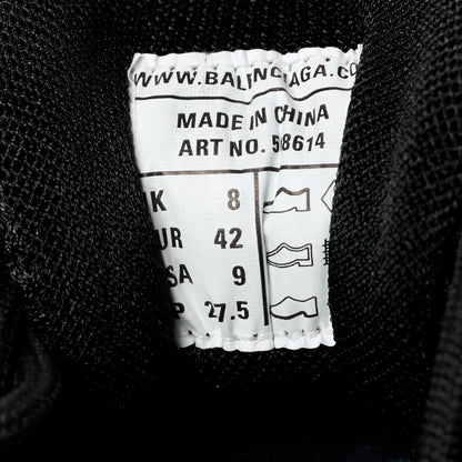 Balenciaga Rubber Mesh Tri-Color Clear Sole Mens Track.2 Open Sneakers 42 Black Yellow 8 of 9