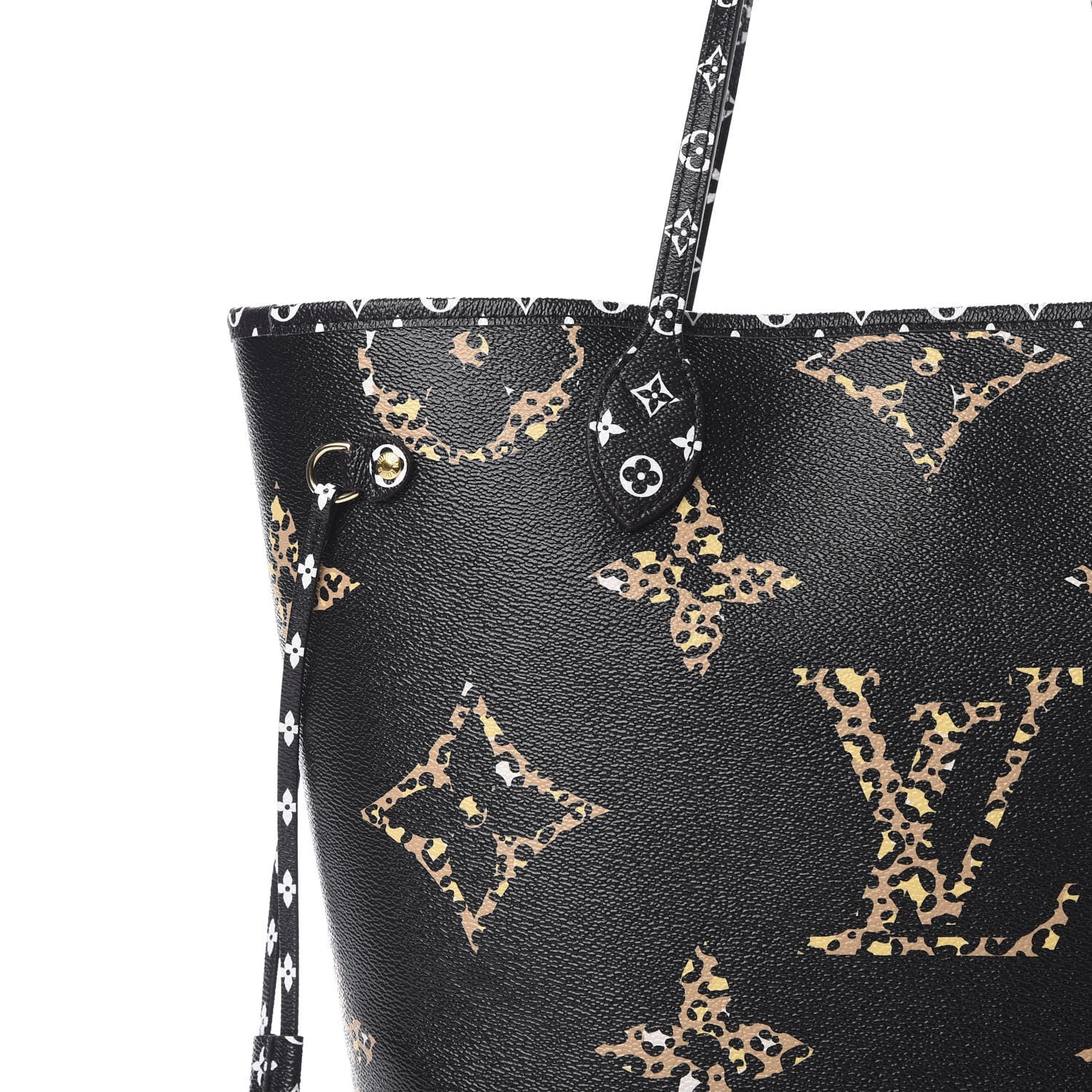 Louis Vuitton Monogram Giant Jungle Neverfull MM Black 9 of 11