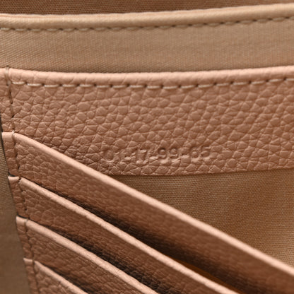 Chloe Grained Calfskin Joe Clutch Cement Pink 8 of 9