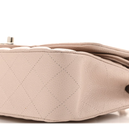 Chanel Caviar Quilted Medium Double Flap Light Pink 10 of 11