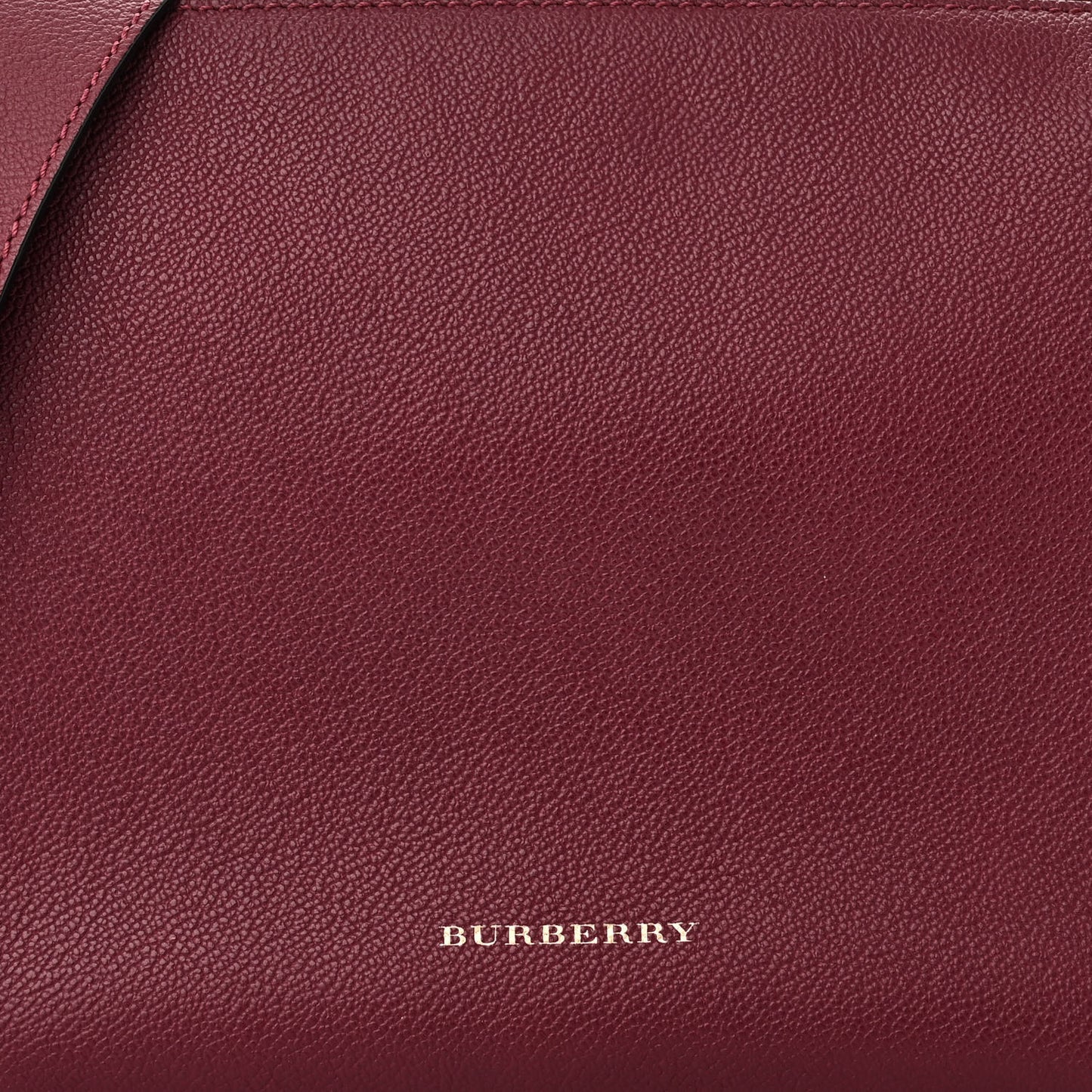 Soft Grain Calfskin House Check Small Helmsley Crossbody Dark Plum
