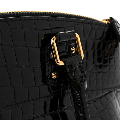 Louis Vuitton Crocodile Lockit PM Black 9 of 13