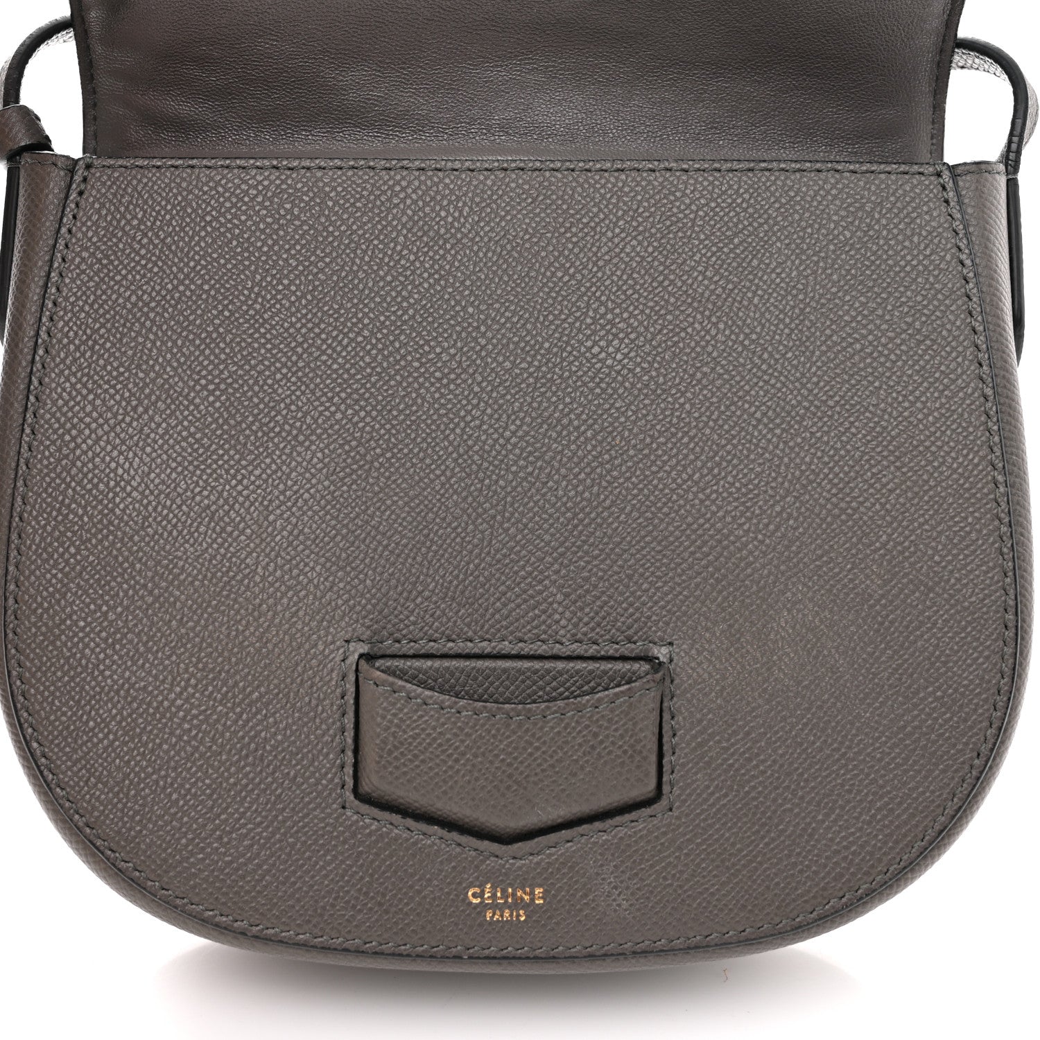 Celine Baby Grained Calfskin Small Trotteur Grey 11 of 16