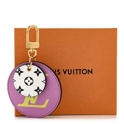Louis Vuitton Monogram Giant Bag Charm Key Holder Pink Lilac 4 of 4