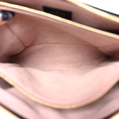 Louis Vuitton Lambskin Embossed Monogram Coussin PM Black 6 of 11