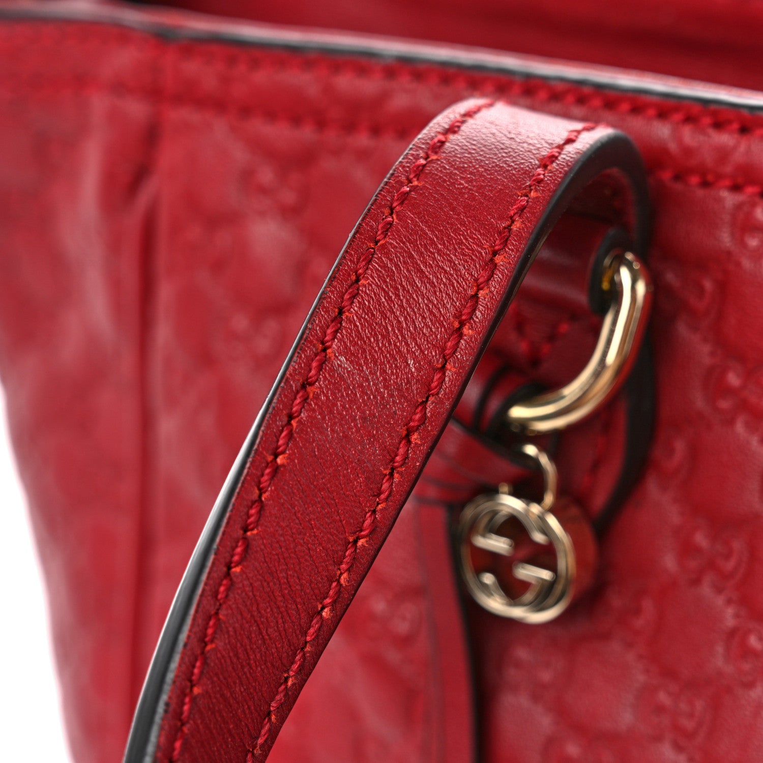 Gucci Microguccissima Small Bree Tote Red 15 of 15