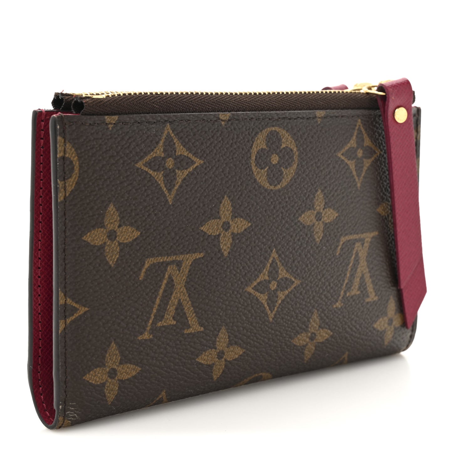 Monogram Adele Compact Wallet Fuchsia