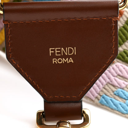 Fendi X SARA COLEMAN Canvas Vitello King FF Fish Eye Strap You Multicolor 3 of 5