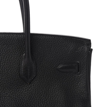 Hermes Taurillon Clemence Birkin 35 Black 32 of 32
