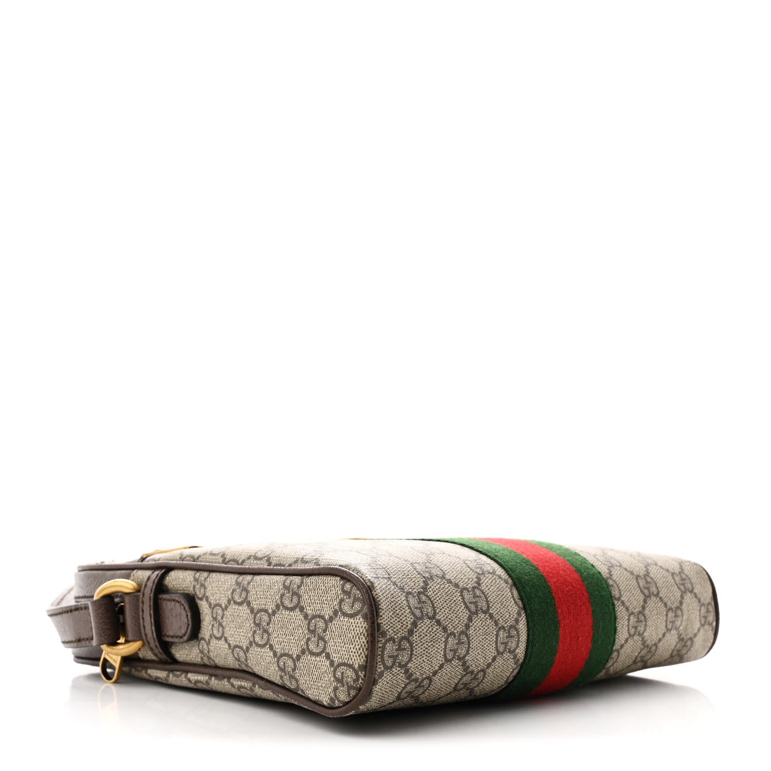 Gucci GG Supreme Monogram Web Small Ophidia Messenger Bag Brown 4 of 10