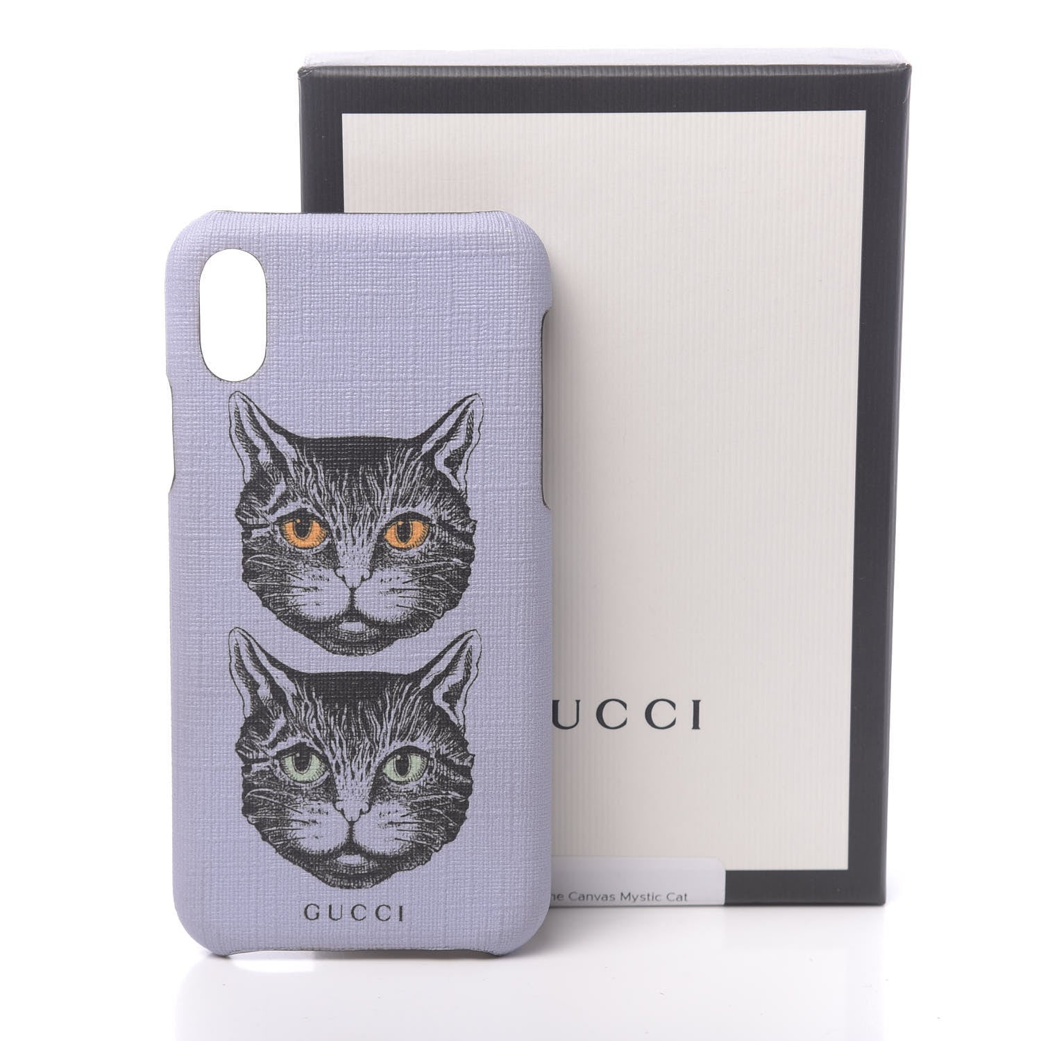 Gucci Supreme Canvas Mystic Cat iPhone X/XS Case Purple 7 of 7