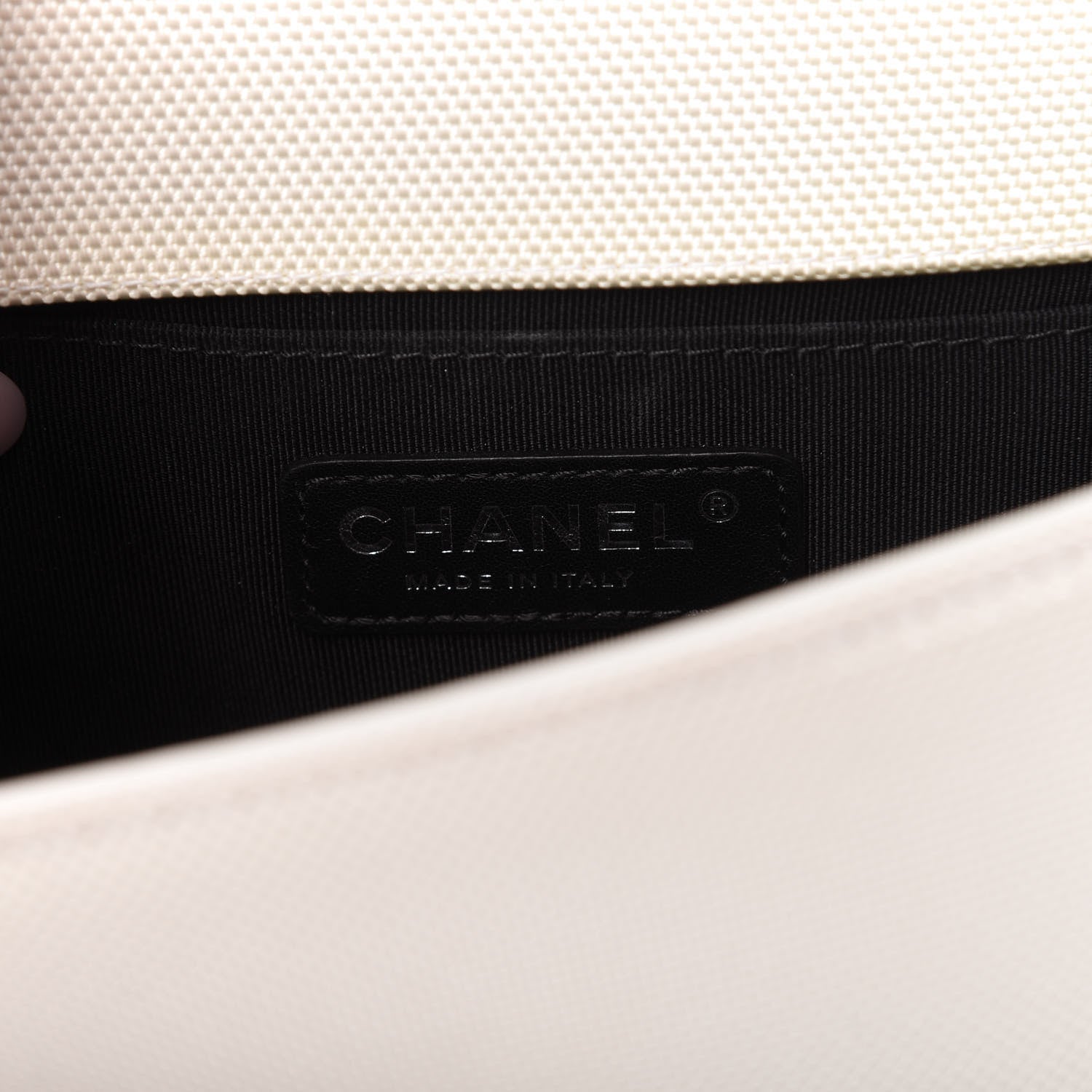 Chanel Canvas Quilted Small Fluo Boy Flap White Black Yellow 8 of 10