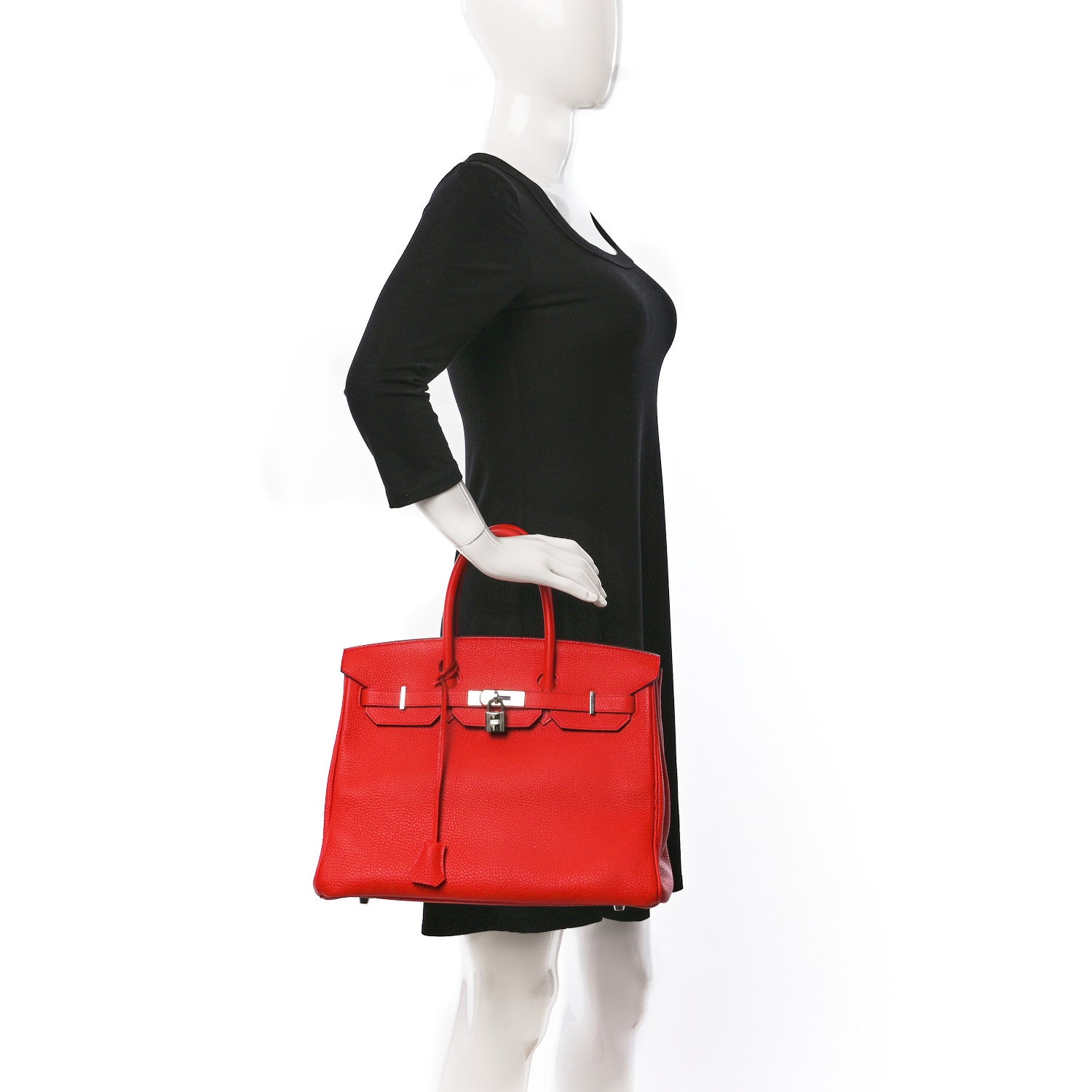Hermes Togo Birkin 35 Rouge Casaque 2 of 13
