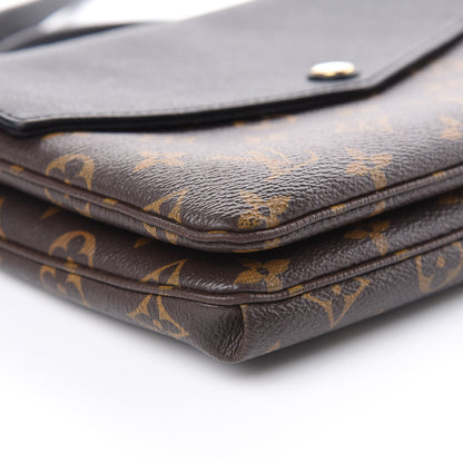 Louis Vuitton Monogram Twice Pochette Black 7 of 10