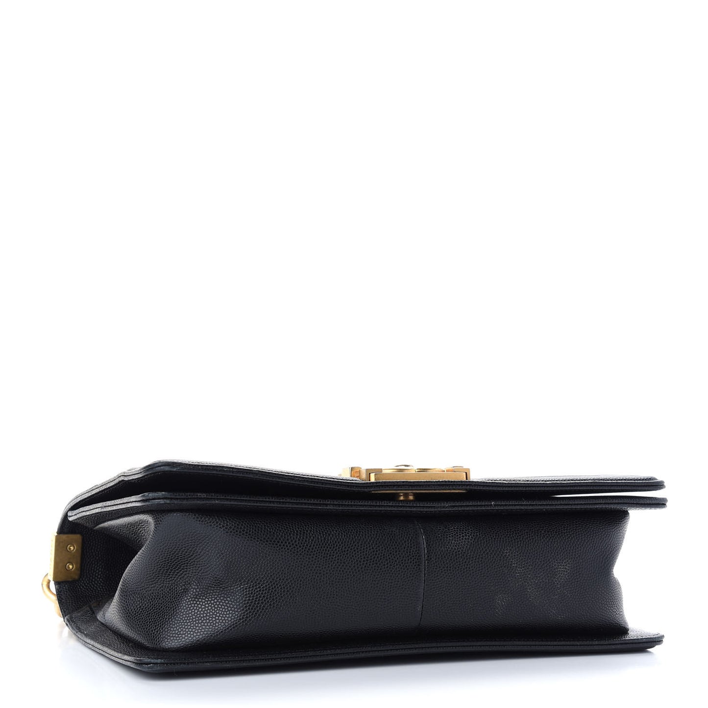 Caviar Quilted Medium Boy Flap Black