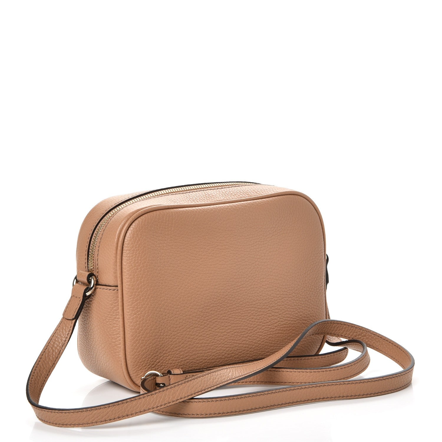 Gucci Pebbled Calfskin Small Soho Disco Bag Camelia 3 of 7
